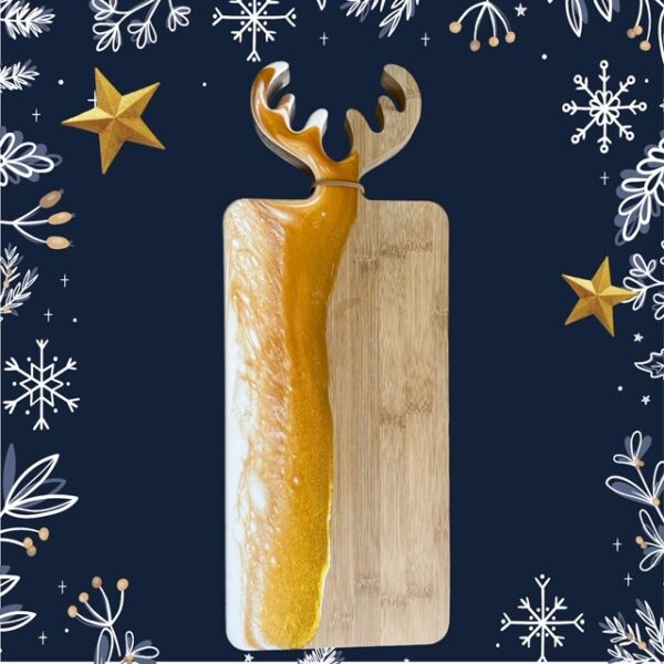 Bamboo Reindeer Serving Board