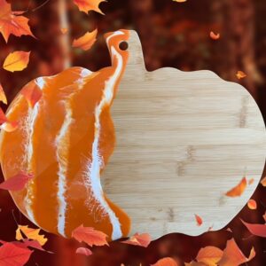 Bamboo Pumpkin Serving Board