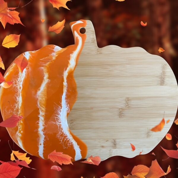 Bamboo Pumpkin Serving Board