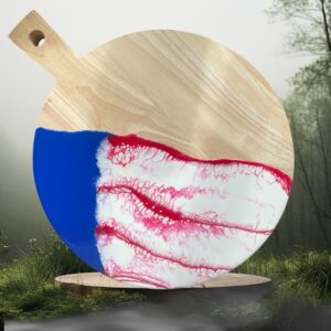 14” American Flag Mango Wood Serving Board