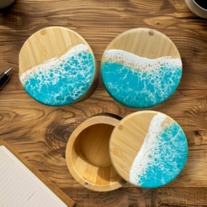 Ocean Bamboo Salt Box