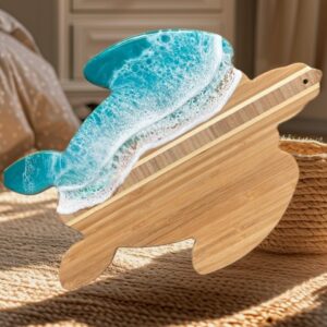 Turtle Ocean Bamboo Serving Board