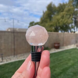 Rose Quartz Wine Stopper