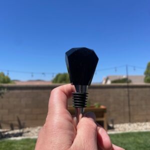 Black Wine Bottle Stopper