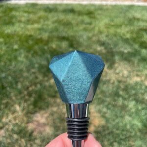 Mermaid Blue Wine Bottle Stopper