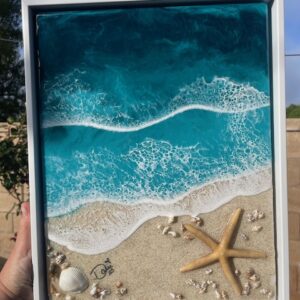 Ocean Wall Art (11" x 14") Framed