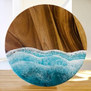 Ocean Wood Lazy Susan (16")