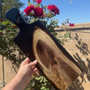Black Olive Wood Serving Board (20")