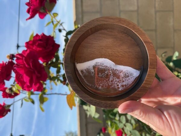 Wood Ocean Small Trinket Bowl 5" Round - Image 2